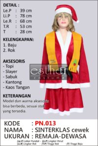 Sinterklas Cewek PN.013